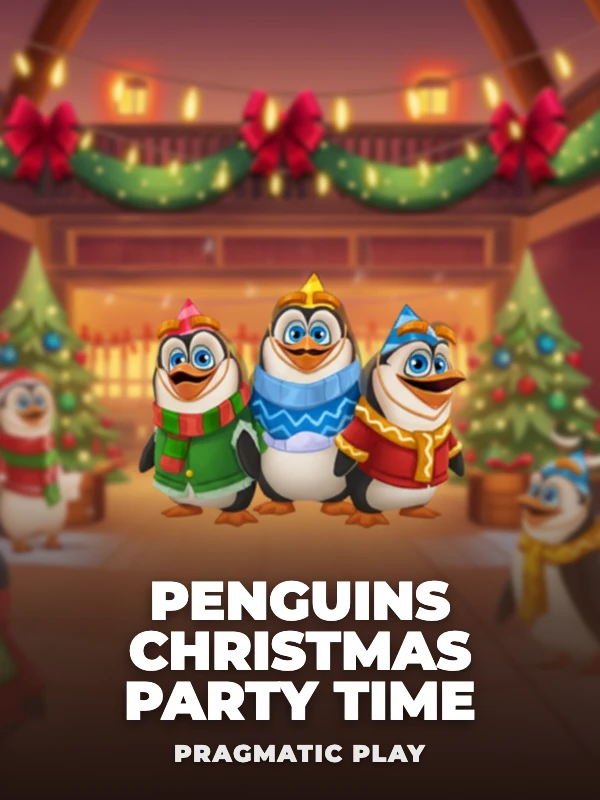 Penguins Christmas Party Time